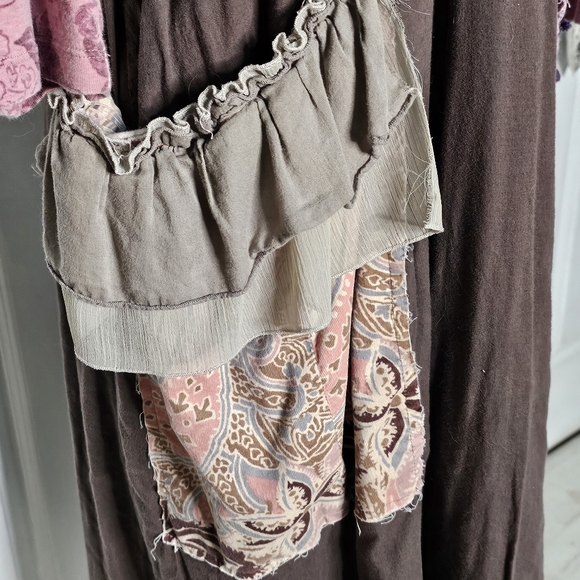 Handmade Upcycled Boho Dress Medium - Picture 3 of 11